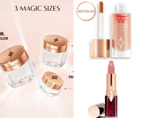 Charlotte Tilbury Faves cover photo collage