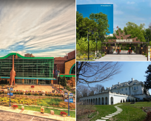 Indianapolis places to check out! cover photo collage