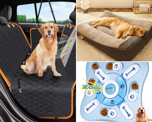 Pet essentials🐶🦴 cover photo collage