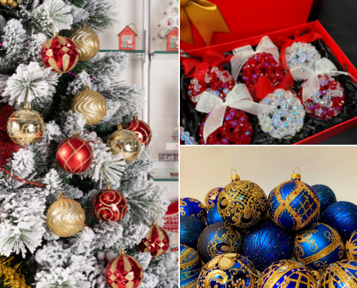 Jingle balls of Christmas cover photo collage