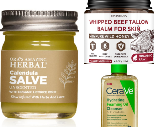 Soothing Staples for Sensitive, Eczema-Prone Skin cover photo collage