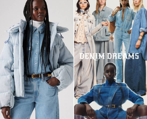 All the denim fashion I’m dreaming about inspired by the designer runway shows cover photo collage