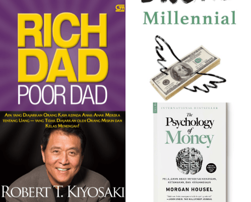 Buku untuk Memperkaya Literasi Keuangan 📚💸 cover photo collage