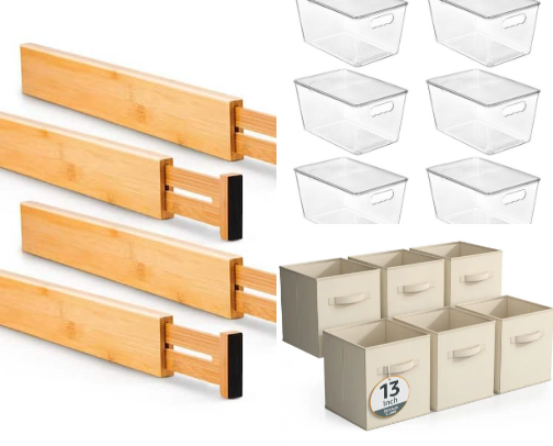 Home Organization Must-Haves for a Clutter-Free Home cover photo collage