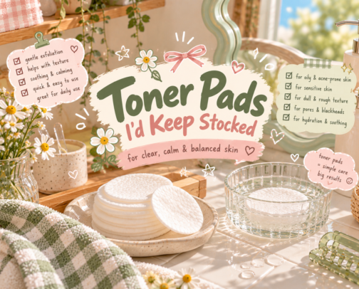 Toner Pads I’d Keep Stocked cover photo collage