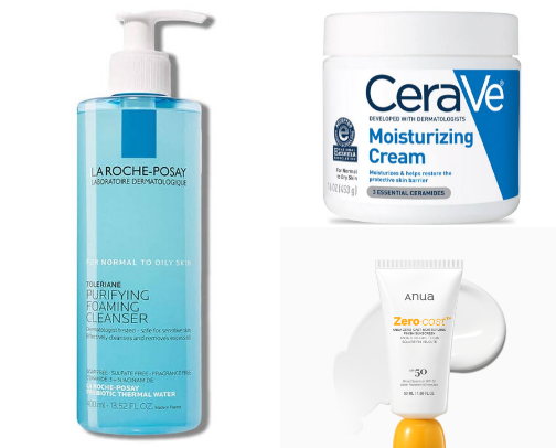 Skin care cover photo collage