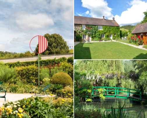 Hotel stays for an easygoing getaway, Monet Memories, Riverside Walks & Quiet Little Stays Giverny, France cover photo collage