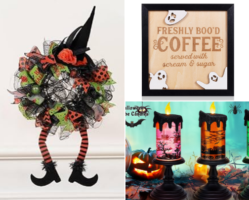 Indoor Halloween Decorations cover photo collage