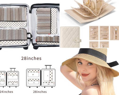 Tried-and-True Travel Essentials for Stress-Free Trips cover photo collage