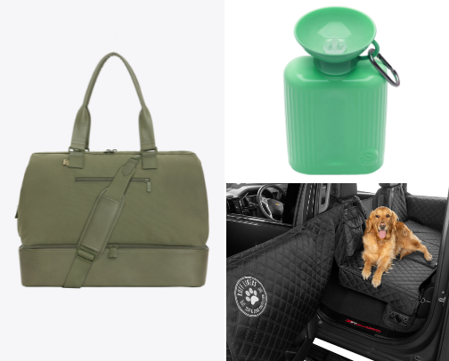 Dog Weekender Packing Essentials cover photo collage