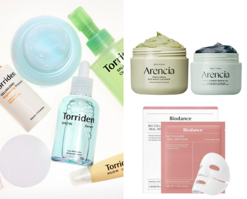 Skincare cover photo collage