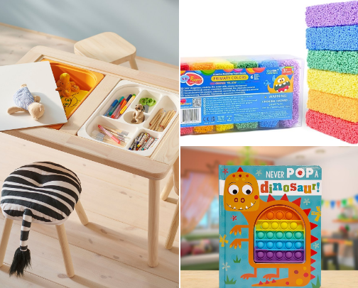 Sensory Fun: Build Your Own Sensory Play Area cover photo collage