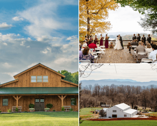 Tazewell, VA Wedding Venues cover photo collage