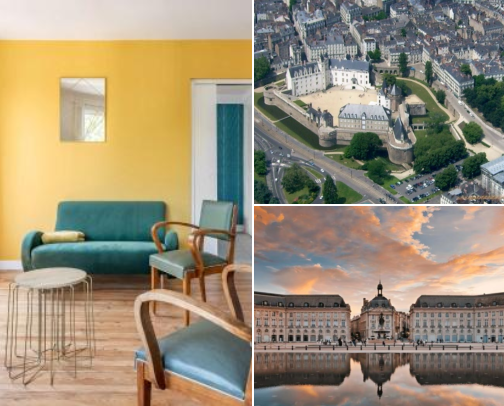 Castles, Creative Sights, Riverside Walks & Easy Stays Nantes, France cover photo collage