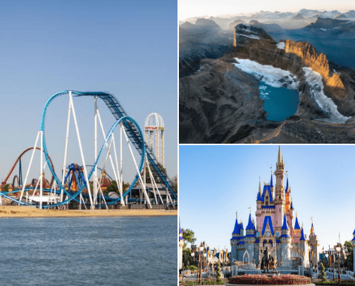 Adventure parks cover photo collage