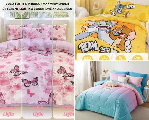 Douvets and Bedding cover photo collage