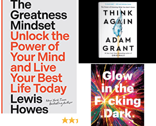 Self growth books cover photo collage