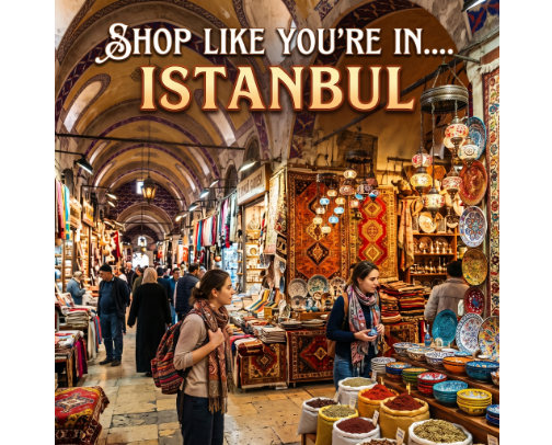 Shop Like You're In... Istanbul cover photo collage