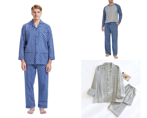 men's sleepwear cover photo collage