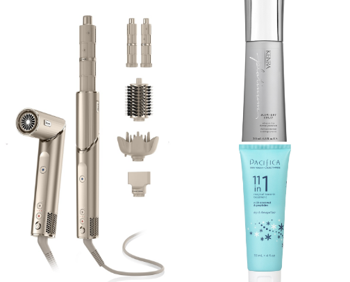 Hair- high end & drugstore cover photo collage