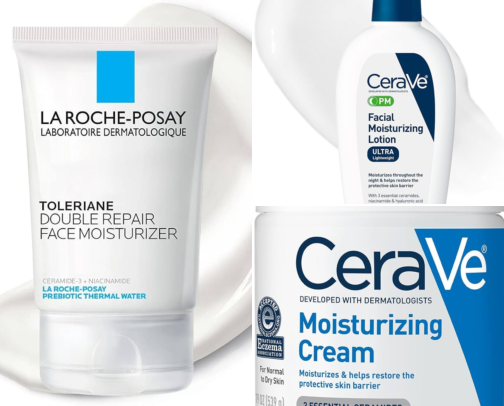 The Best Face Moisturizers for Hydrated, Healthy-Looking Skin cover photo collage