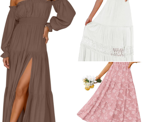 Spring & Summer Fashion Casual Dresses cover photo collage