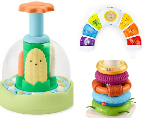 My 8 Month Olds Favorite Toys cover photo collage