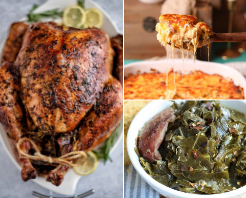 Soul Food Thanksgiving Recipes I Love cover photo collage