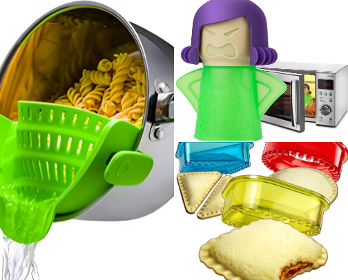 Actually useful kitchen gadgets cover photo collage
