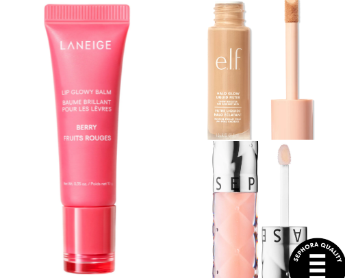 My favorite beauty recs & skincare cover photo collage