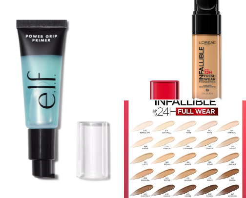 Full face drugstore cover photo collage