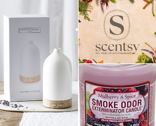 Home scents cover photo collage