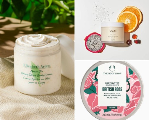 Favorite Body Lotions cover photo collage
