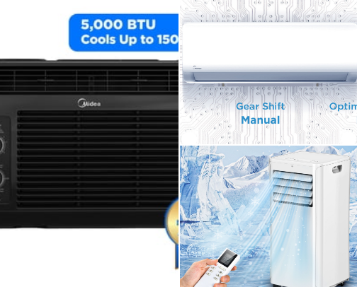 Air ac product cover photo collage