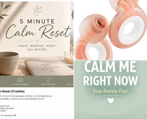 The Travel & On-The-Go Anxiety Survival Kit: Portable Tools for Peace cover photo collage