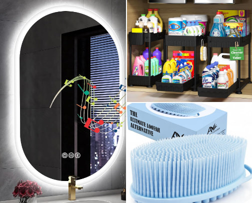 Bathroom Finds That You Can't Live Without cover photo collage