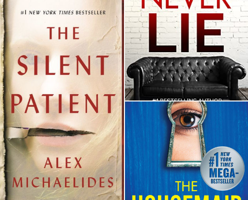 5 Star Thriller Books cover photo collage
