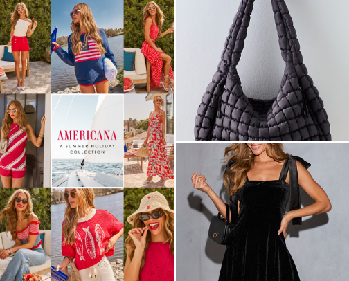 Online Shop cover photo collage