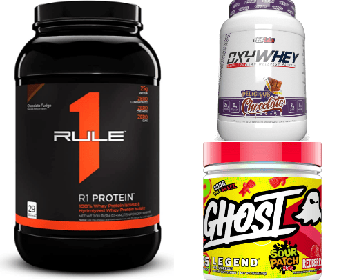 Gym foods cover photo collage