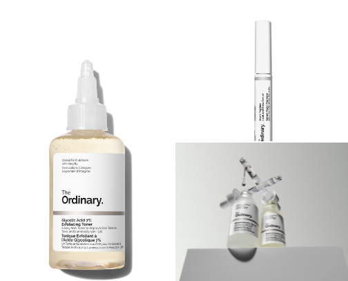 Great products The Ordinary cover photo collage