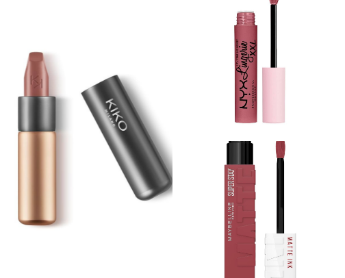 Matte Lipsticks cover photo collage
