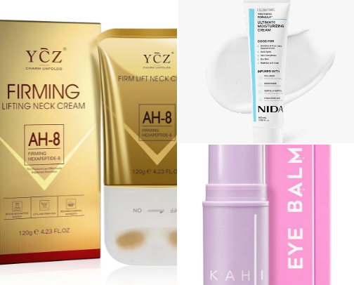 Skincare Products cover photo collage