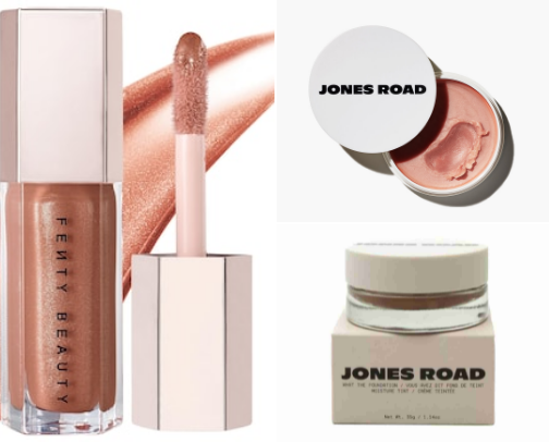 Lip makeup materials for all types of lips cover photo collage