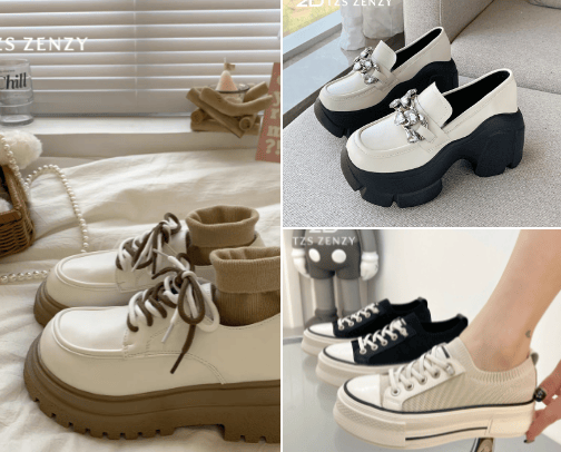 Sepatu favorit dengan model kekinian cover photo collage