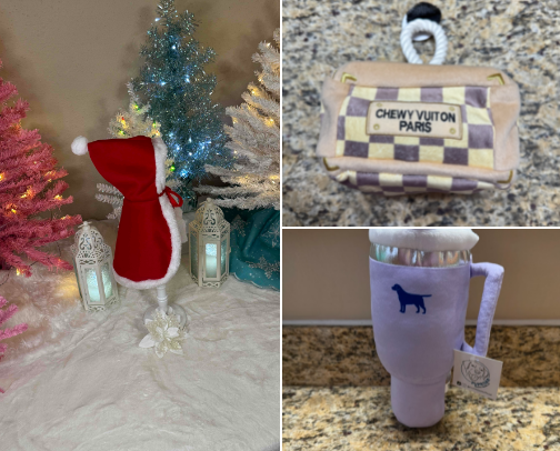 Holiday Picks! Not sure what to get your pet for Valentine’s Day💘, 🎃,🎄, etc ? We got some ideas take a look. cover photo collage