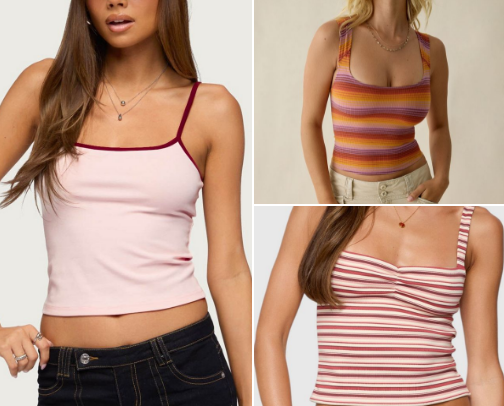 tank top basics for summer cover photo collage