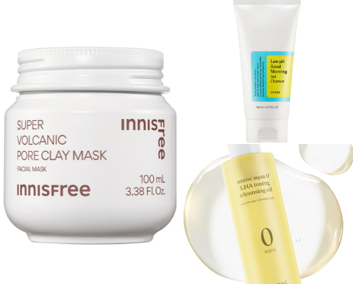 korean skincare for acne prone baddies cover photo collage