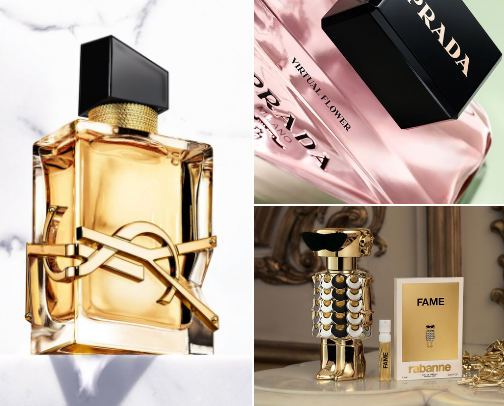 Favorite long-lasting and striking perfumes 🌷 cover photo collage