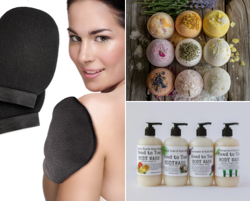 Skin & Body Favorites cover photo collage