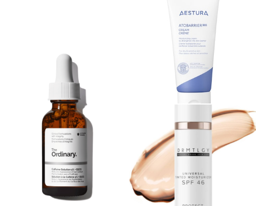 My favorite skin care recs cover photo collage